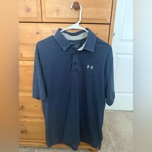 Under Armour Blue Polo Performance Shirt